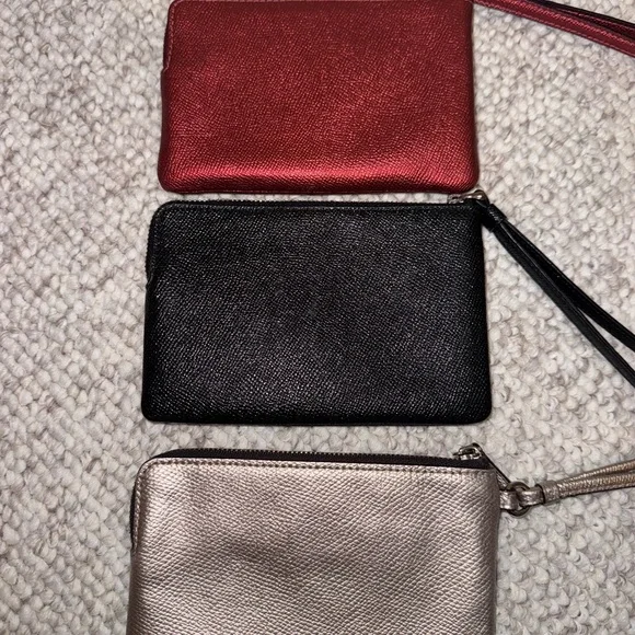 Coach Women's Wristlet Trio - Red, Black, and Gold - Picture 5 of 5